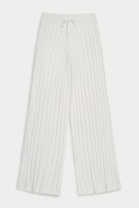 CHRISTIE RIBBED WIDE LEG PANT