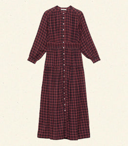 ANNIKA DRESS -- ROUGE COUNTRYSIDE PLAID