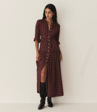 Load image into Gallery viewer, ANNIKA DRESS -- ROUGE COUNTRYSIDE PLAID