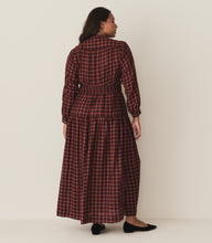 Load image into Gallery viewer, ANNIKA DRESS -- ROUGE COUNTRYSIDE PLAID