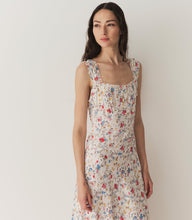 Load image into Gallery viewer, ASCELLA DRESS -- BLANC FLOWERING MEADOW