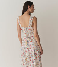 Load image into Gallery viewer, ASCELLA DRESS -- BLANC FLOWERING MEADOW