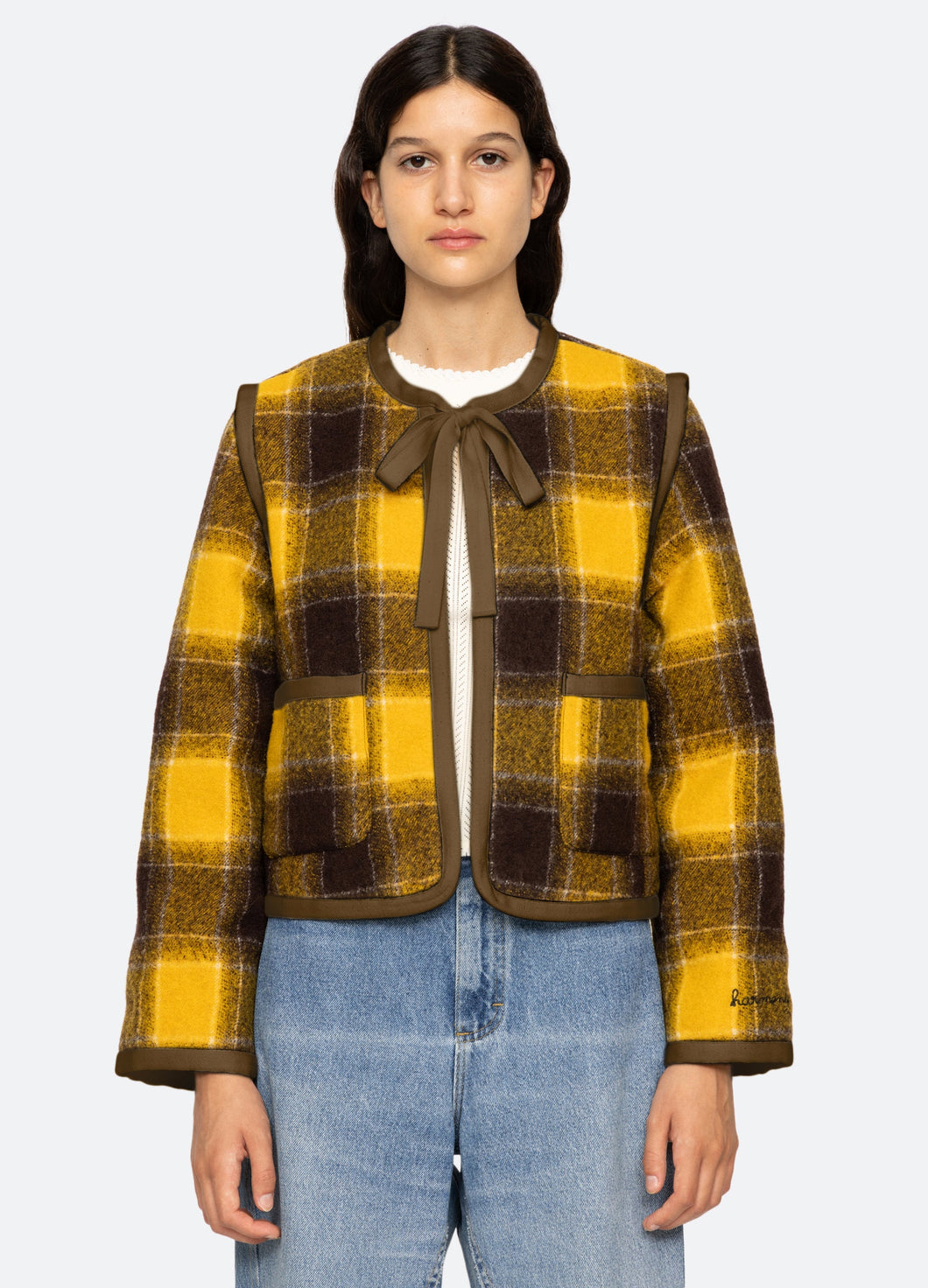 Amber Tie Front Jacket