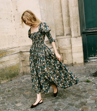 Load image into Gallery viewer, BIJOU DRESS -- BLEU ARBOR FLORAL