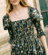 Load image into Gallery viewer, BIJOU DRESS -- BLEU ARBOR FLORAL