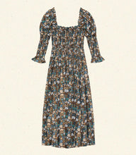 Load image into Gallery viewer, BIJOU DRESS -- BLEU ARBOR FLORAL