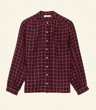 Load image into Gallery viewer, BREENA TOP -- ROUGE COUNTRYSIDE PLAID