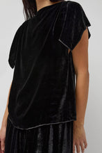 Load image into Gallery viewer, Baserange Olin Top in Black Velvet