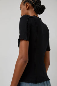 Baserange Omato Short Sleeve Tee in Black