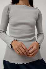 Load image into Gallery viewer, Baserange Tav Long Sleeve in Grey Melange