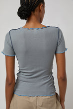 Load image into Gallery viewer, Baserange Vein Tee in Bow Blue