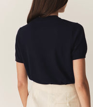 Load image into Gallery viewer, COLOMBE KNIT TOP -- DEEP NAVY