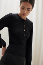 Load image into Gallery viewer, LEONETTA RIBBED CREWNECK