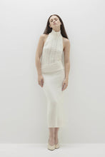 Load image into Gallery viewer, RUNA CABLE KNIT CASHMERE HALTER