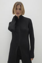 Load image into Gallery viewer, TYRA ZIP-UP CASHMERE SWEATER DRESS