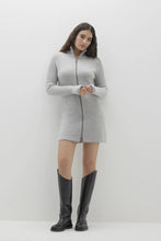 Load image into Gallery viewer, TYRA ZIP-UP CASHMERE SWEATER DRESS