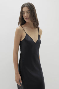 JENNA SILK MIDI DRESS