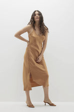 Load image into Gallery viewer, JENNA SILK MIDI DRESS