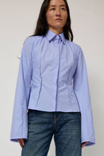 Load image into Gallery viewer, Façon Jacmin Cila Fitted Shirt in Blue