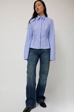 Load image into Gallery viewer, Façon Jacmin Cila Fitted Shirt in Blue