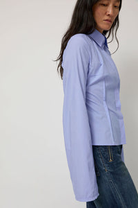 Façon Jacmin Cila Fitted Shirt in Blue