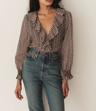 Load image into Gallery viewer, HARDY TOP -- DELPHINE PLAID