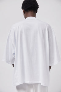 INSHADE Oversized T-Shirt with Sequins in White