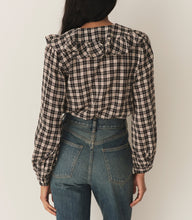 Load image into Gallery viewer, JOELLE TOP -- NAVY COUNTRYSIDE PLAID