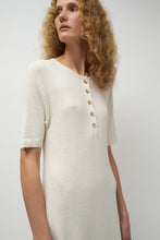 Load image into Gallery viewer, Lauren Manoogian Rib Henley Dress in Bone