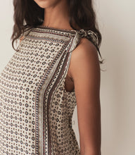 Load image into Gallery viewer, MALIA DRESS -- CREAM MONTMARTRE FOULARD