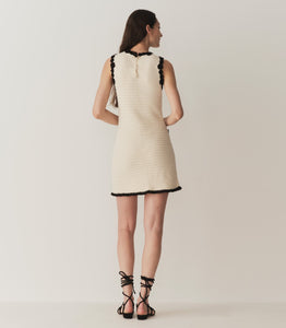 MILLICENT DRESS -- CREAM