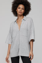 Load image into Gallery viewer, RUE BUTTON-UP CASHMERE TOP