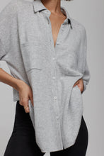 Load image into Gallery viewer, RUE BUTTON-UP CASHMERE TOP