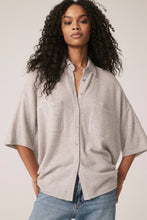 Load image into Gallery viewer, RUE BUTTON-UP CASHMERE TOP