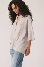 Load image into Gallery viewer, RUE BUTTON-UP CASHMERE TOP