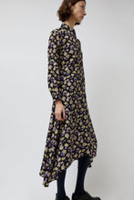 Load image into Gallery viewer, No.6 Campden Dress in Black and Lilac Primrose