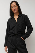 Load image into Gallery viewer, No.6 Lana Top in Midnight Pinstripe