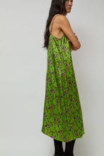 Load image into Gallery viewer, No.6 Sam Slip Dress in Green Trellis