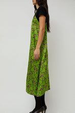 Load image into Gallery viewer, No.6 Sam Slip Dress in Green Trellis