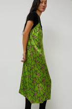 Load image into Gallery viewer, No.6 Sam Slip Dress in Green Trellis