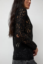 Load image into Gallery viewer, No.6 Scout Turtleneck in Black Lace