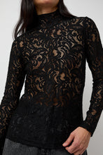 Load image into Gallery viewer, No.6 Scout Turtleneck in Black Lace