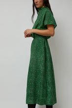 Load image into Gallery viewer, No.6 Willa Dress in Emerald Glitter Print