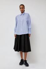 Load image into Gallery viewer, Nothing Written Timon Striped Cotton Shirt in Blue Stripe