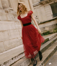 Load image into Gallery viewer, PAMELINA DRESS -- ROSSO