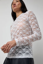 Load image into Gallery viewer, No.6 Ash Tee in White Lace