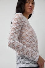 Load image into Gallery viewer, No.6 Ash Tee in White Lace