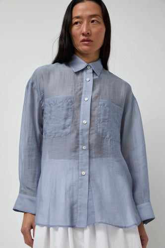 No.6 Lake Shirt in Dusk Organza