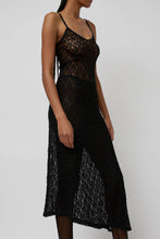 Load image into Gallery viewer, Simone Wild Camisole Dress in Black