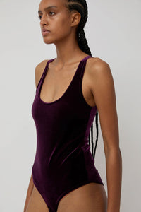 Simone Wild Eve Bodysuit in Plum